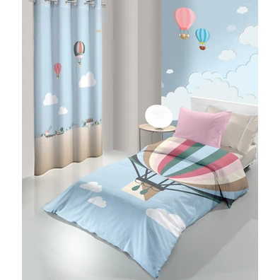 Παπλωματοθήκη Balloons 160x220 Saint Clair sky top