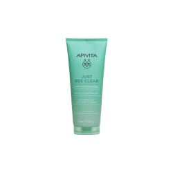 Apivita Just Bee Clear Gel Καθαρισμού Με Πρόπολη AmC & Φυτικό Σαλικυλικό Οξύ 200ml