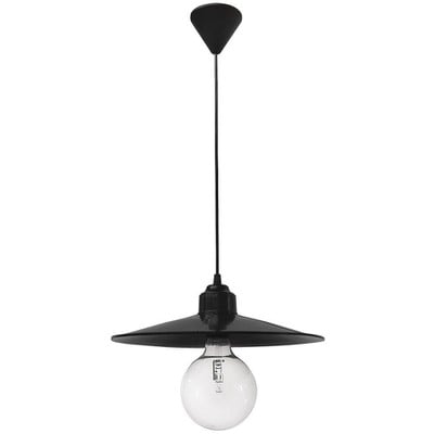 Pendant Light 1 Light Black Euro Lp-180K