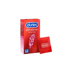Durex Sensitive Προφυλακτικά Πολύ Λεπτά 12 τεμάχια