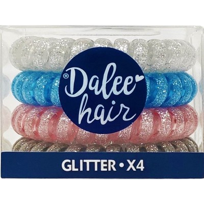DALEE HAIR SPIRALSGLITTER X4