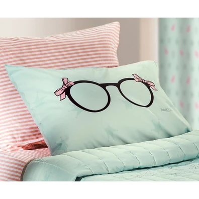 Διακοσμητική Μαξιλαροθήκη Rosie Mint 50x70 Saint C