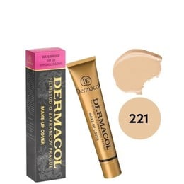 Dermacol Make Up Cover Legendary High Covering Make-up 221 - Sandy Beige with Olive Undertone 30g