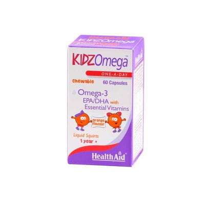 Health Aid - Kidzomega - 60chew.caps