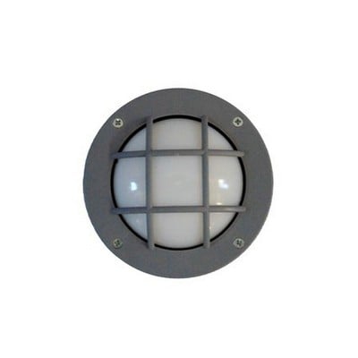 Wall Light Plastic Round With Mesh Grey D14 Slp-10