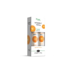 Power Health Promo (1+1 Gift) With Vitamin C 1000mg With Stevia Effervescent Vitamin C With Apple Flavor 24 Eff.tabs + Vitamin C 500mg Effervescent Vitamin C With Orange Flavor 20 Eff.tabs