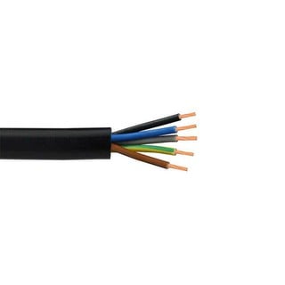 Flexible Cable 5x1 Black (H05VV-F)