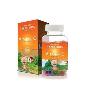 John Noa Happy Kids Vitamin C-Καραμέλες Ζελεδάκια 