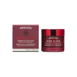Apivita Wine Elixir Renewing Lift Night Cream Κρέμα Νύχτας Για Ανανέωση & Lifting 50ml