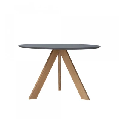 DELTA ΤΡΑΠΕΖΙ ΡΟΤΟΝΤΑ CEMENT D120xH74cm