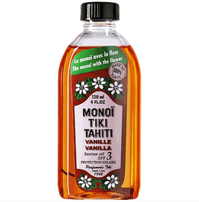 Monoi Tiki Tahiti Vanilla Sun Tan Oil spf3, 120ml