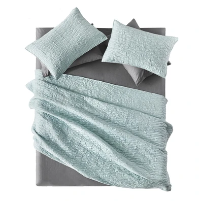 Σετ 2τμχ Κουβερλί Shadow Mint 220x240 guy Laroche 