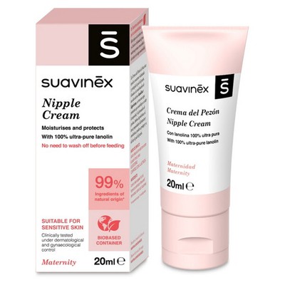 SUAVINEX Nipple Cream Κρέμα Για Την Πρόληψη Της Ξηρότητας Των Θηλών 20ml