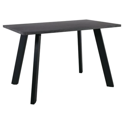 Tραπέζι Grey Walnut/ Βαφή Μαύρη 140x80x75cm ZWW Ba