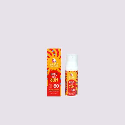 Aloe Colors Into The Sun Face Sunscreen SPF50 Αντη