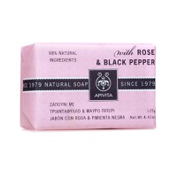 Apivita Rose & Black Pepper Natural Soap 125gr - Φ