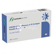 Safecare Ρινικό Κιτ Συνδιασμένου Τεστ Αντιγόνου COVID-19 & Flu A/B, 1 test/box