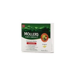 Moller's Forte Omega-3 Μουρουνέλαιο & Ιχθυέλαιο 30 κάψουλες