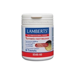 LAMBERTS Turmeric fast release 10.000mg 60tabs