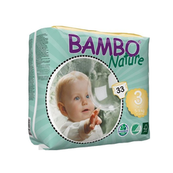 Bambo Nature Οικολογικές Πάνες Midi No3 (5-9kg) 33 Τεμάχια