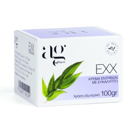 Ag Pharm Exx Massage Cream Eucalyptus 100gr - Κρέμα Εντριβών με Ευκάλυπτο 100gr