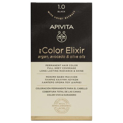 Apivita My Color Elixir 1.0 Βαφή Μαλλιών Μαύρο