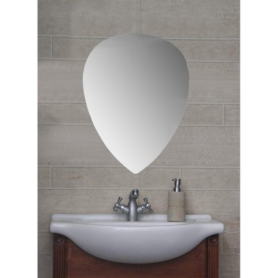 Καθρέπτης μπάνιου τοίχου σε σχέδιο δάκρυ 43x60