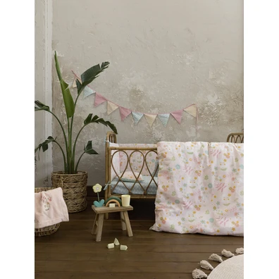 Κουβερλί Κούνιας - Happy Monkey Nima Bebe 100x140