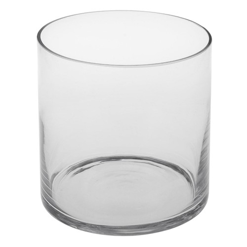 Vazo deoruese cilinder transparente 15x15