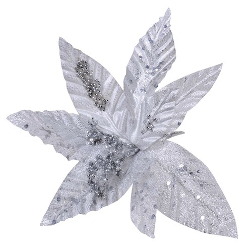 Lule Krishtlindjesh Dekorative Silver 19 Cm