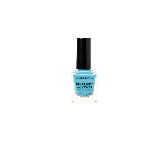 KORRES NAIL COLOUR GEL EFFECT (WITH ALMOND OIL) No81 OCEANID 11ML