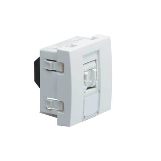 Systo RJ11/12 Telephone Socket 2 Modules Pure Whit