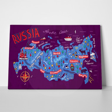 Cartoon map russia 466682990 a