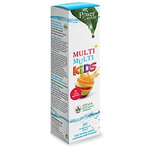 POWER HEALTH Multi+multi kids stevia με φράουλα 20