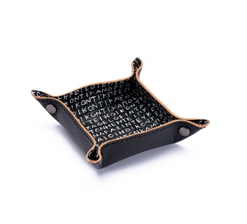 Εrechtheion Ιnscription valet tray  - small black