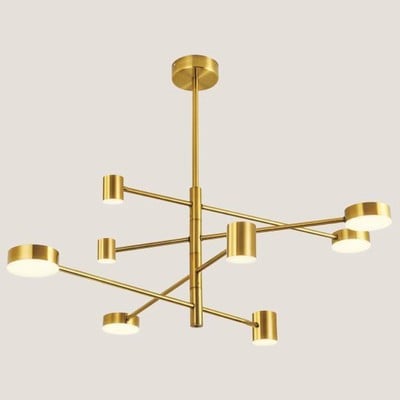 Pendant Light Led Gold 60W 3000K 4500Lm