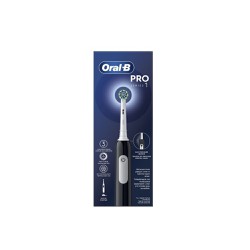 Oral-B Pro Series 1 Black Ηλεκτρική Οδοντόβουρτσα Μαύρη 1 τεμάχιο