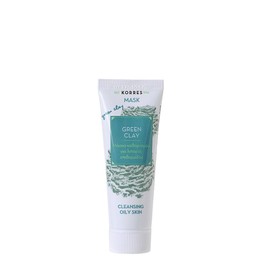 Korres Mask Green Clay Μάσκα Καθαρισμού για Λιπαρές Επιδερμίδες, 18ml.