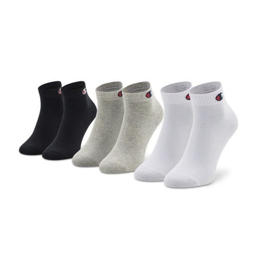 Champion Innerwear Unisex 3Pk Quarter Socks (U2455