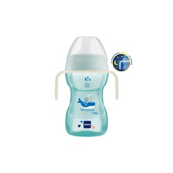 Mam Fun To Drink Cup Night Educational Cup With Handles 8+ Months Blue 270ml