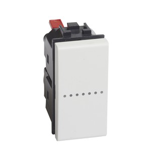 Livinglight Switch A/R 10Α 1 Module White N4053AN