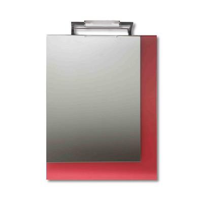 Καθρέπτης μπάνιου 60x80 με κόκκινο lacobel κρύσταλ