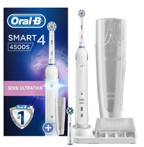 Oral-B Smart 4500S-Ηλεκτρική Οδοντόβουρτσα με Χρον