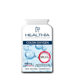 Healthia Colon Oxygen 845mg Συμπλήρωμα για την Καλή Λειτουργία του Εντέρου, 100caps
