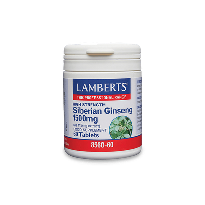 Lamberts Siberian Ginseng 1500mg 60Tabs