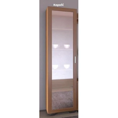 Glass Door Cabinet/Walnut