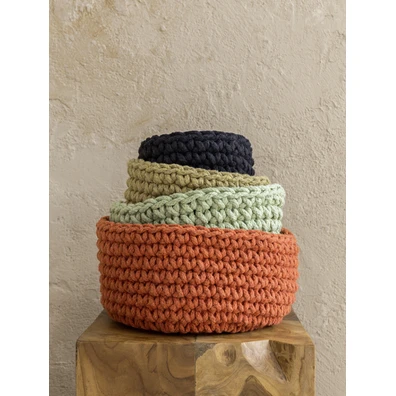 Καλάθι 28x15 - Panier Deep Orange Nima Home 28x15
