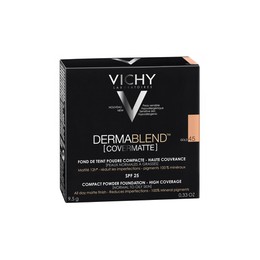 Vichy Dermablend Covermatte SPF25 Gold 45 Make-Up Υψηλής Κάλυψης σε Μορφή Πούδρας 9.5gr