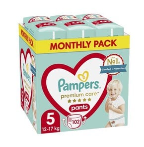Pampers Premium Care Pants 5 (12-17kg) Monthly Pac