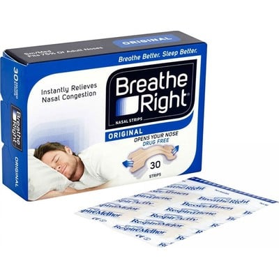 Breathe Right Original Medium Ρινικές Ταινίες 30Τμ